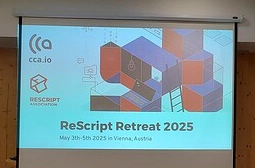 ReScript core team during the 2025 Vienna retreat